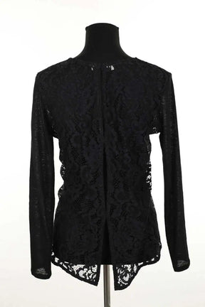 Blouse Sandro Noir en Lin