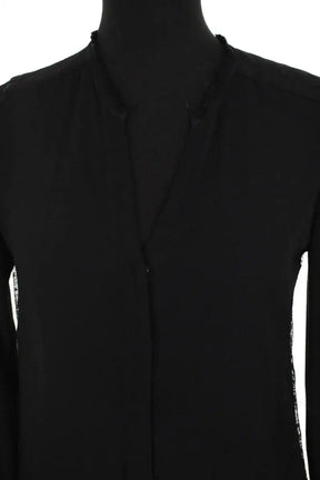 Blouse Sandro Noir en Polyester