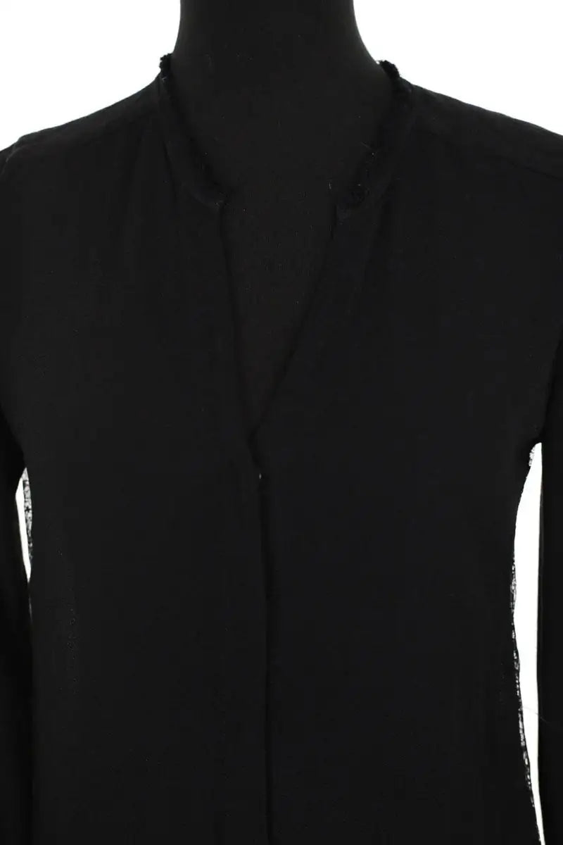 Blouse Sandro Noir en Polyester