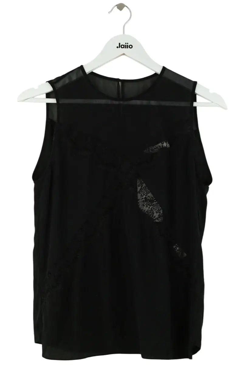 Blouse Sandro Noir en Synthétique, taille S - Seconde Main