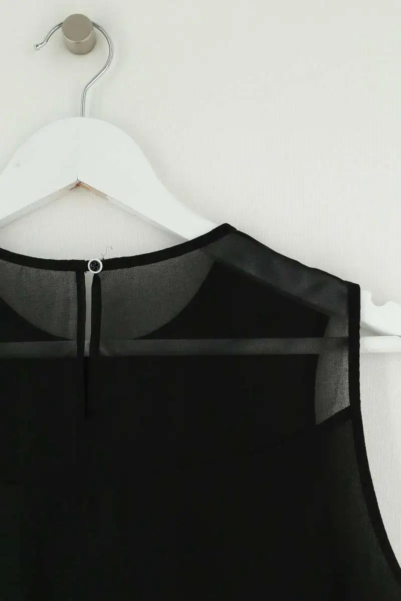 Blouse Sandro Noir en Synthétique