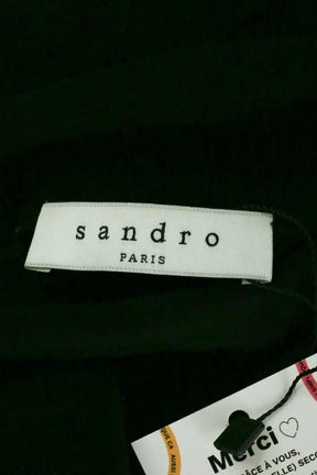 Blouse Sandro Noir en Synthétique