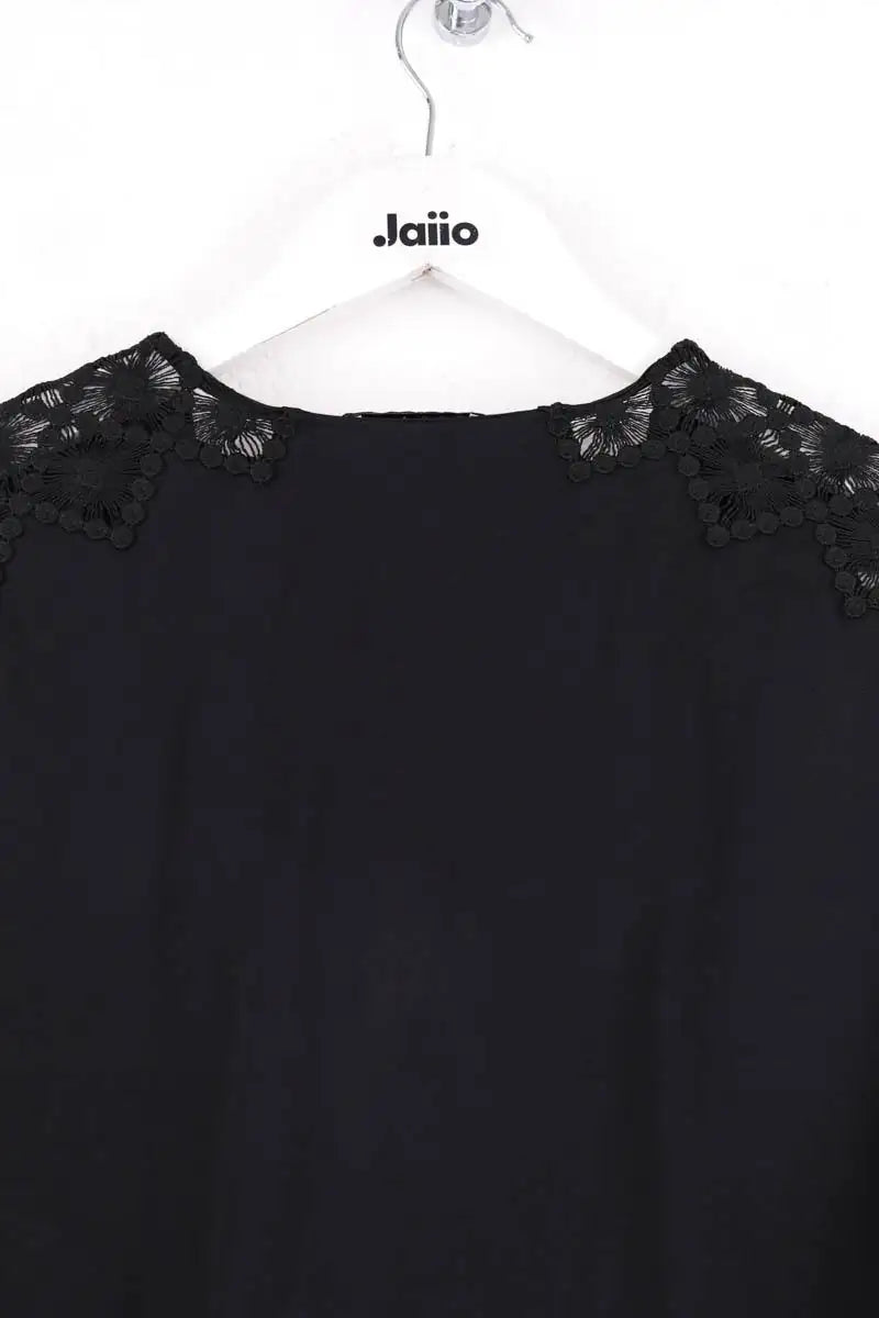 Blouse Sandro Noir en Viscose