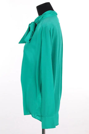 Blouse Sandro Vert en Soie