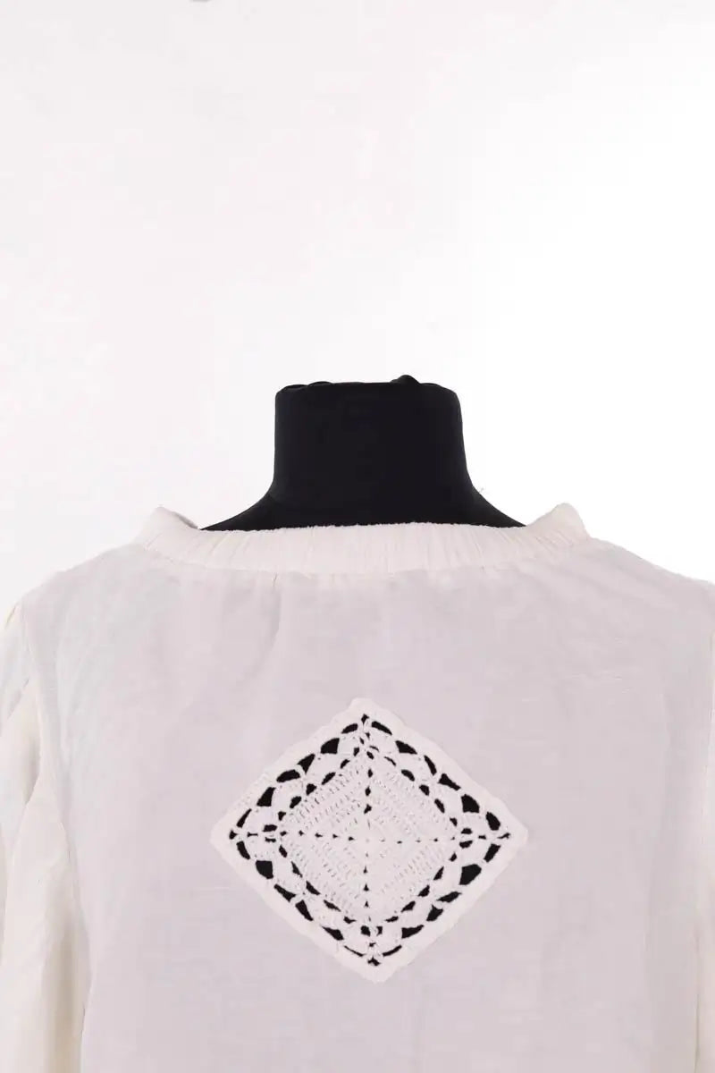 Blouse Sea Blanc en Lin