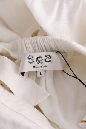 Blouse Sea Blanc en Lin