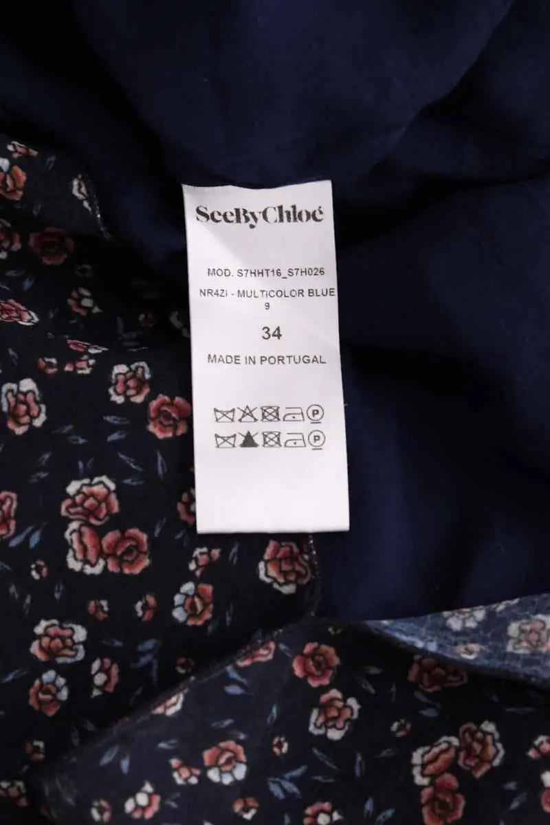 Blouse See By Chloé Bleu en Synthétique