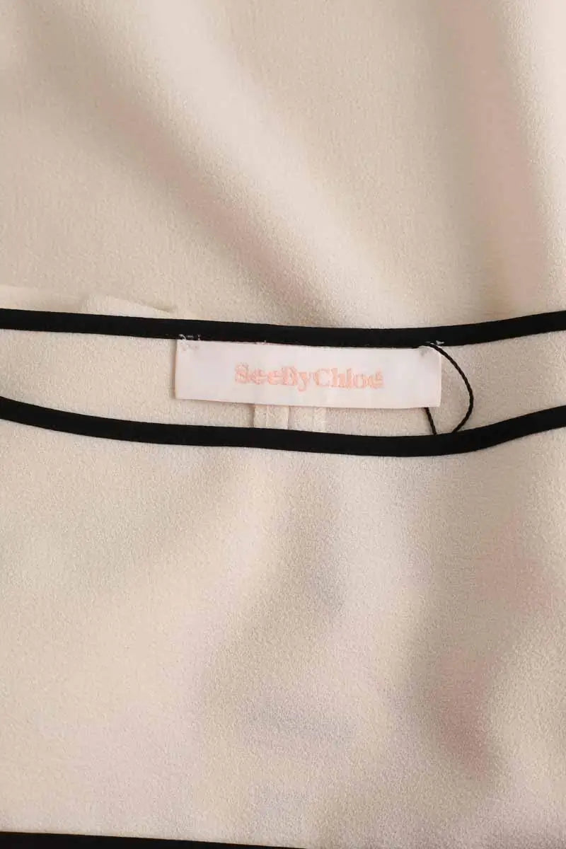 Blouse See By Chloé Rose en Polyester