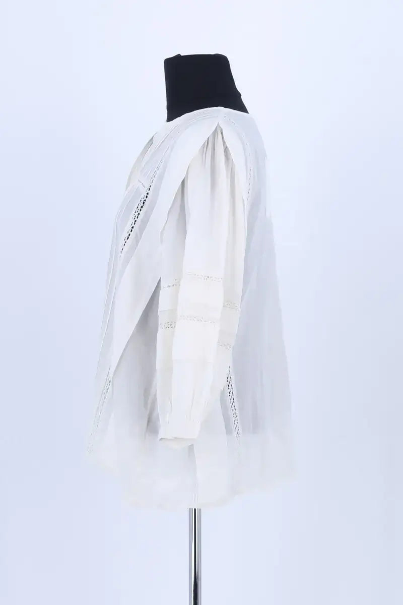 Blouse Sessun Blanc en Coton