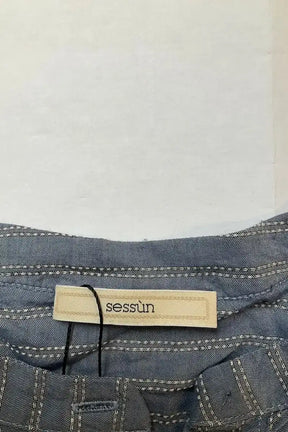 Blouse Sessun Bleu en Synthétique