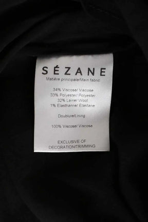 Blouse Sézane Anthracite en Viscose