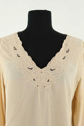 Blouse Sézane Beige en Soie