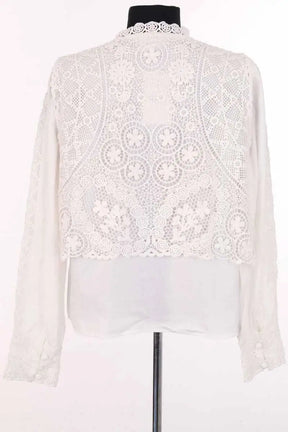 Blouse Sézane Blanc en Coton
