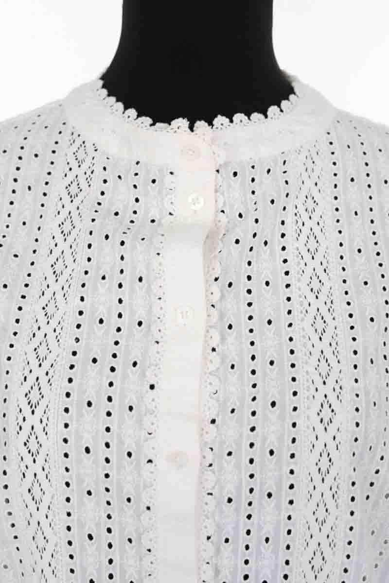 Blouse Sézane Blanc en Coton