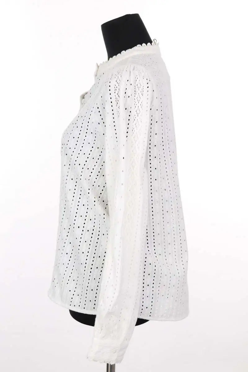 Blouse Sézane Blanc en Coton