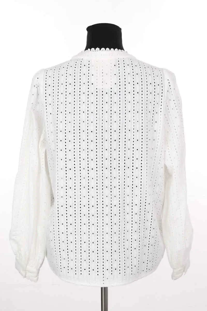 Blouse Sézane Blanc en Coton