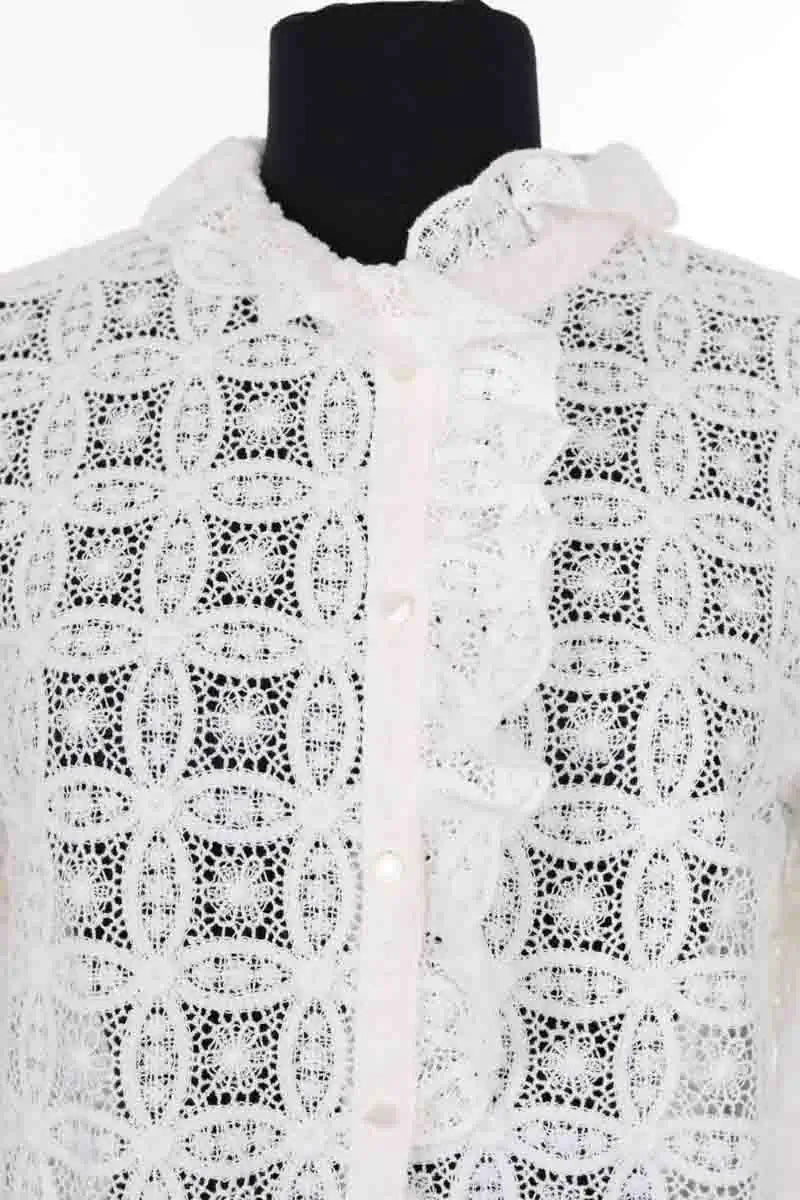 Blouse Sézane Blanc en Coton