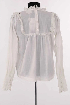 Blouse Sézane Blanc en Coton