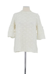 Blouse Sézane Blanc en Coton, taille XS - Seconde Main