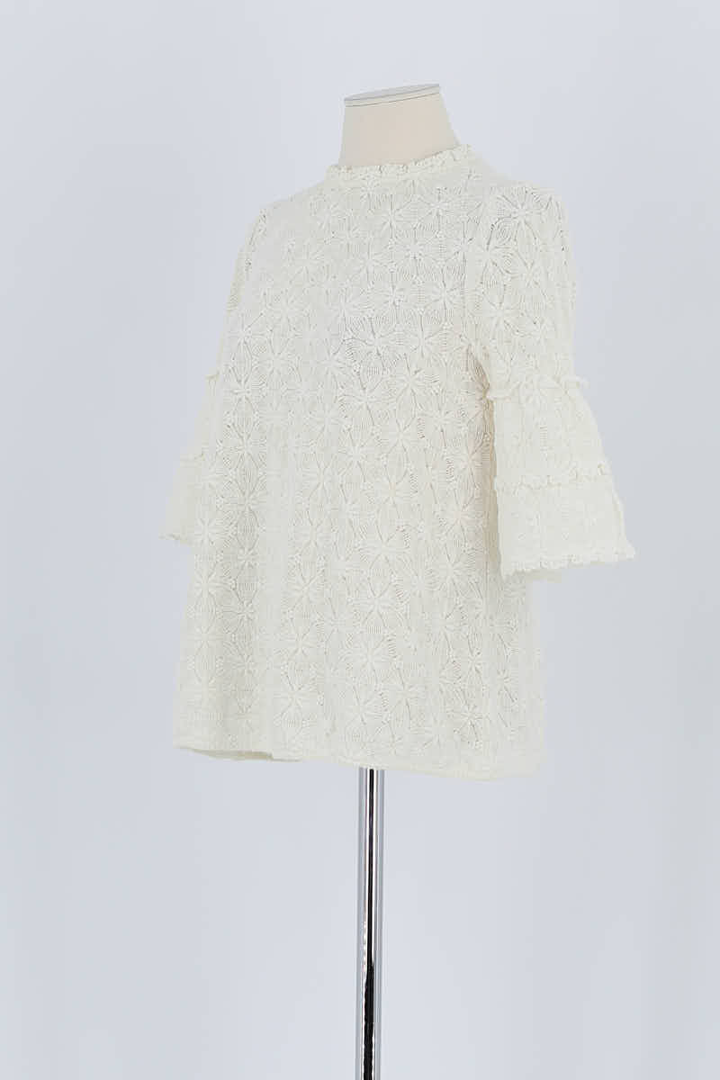 Blouse Sézane Blanc en Coton
