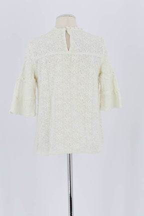 Blouse Sézane Blanc en Coton