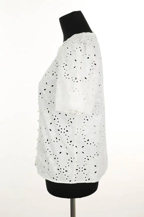 Blouse Sézane Blanc en Coton