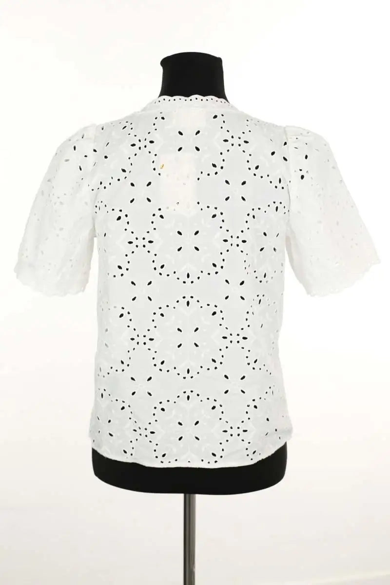 Blouse Sézane Blanc en Coton