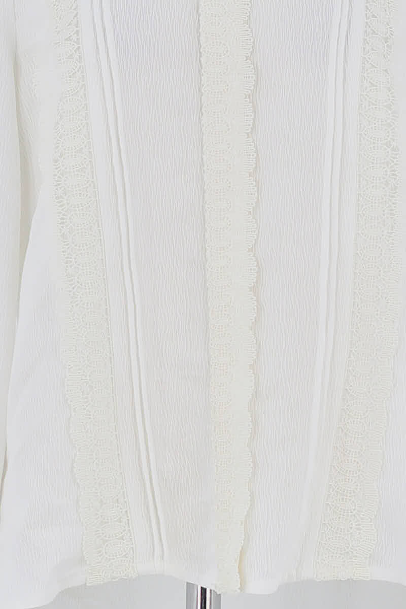 Blouse Sézane Blanc en Polyester