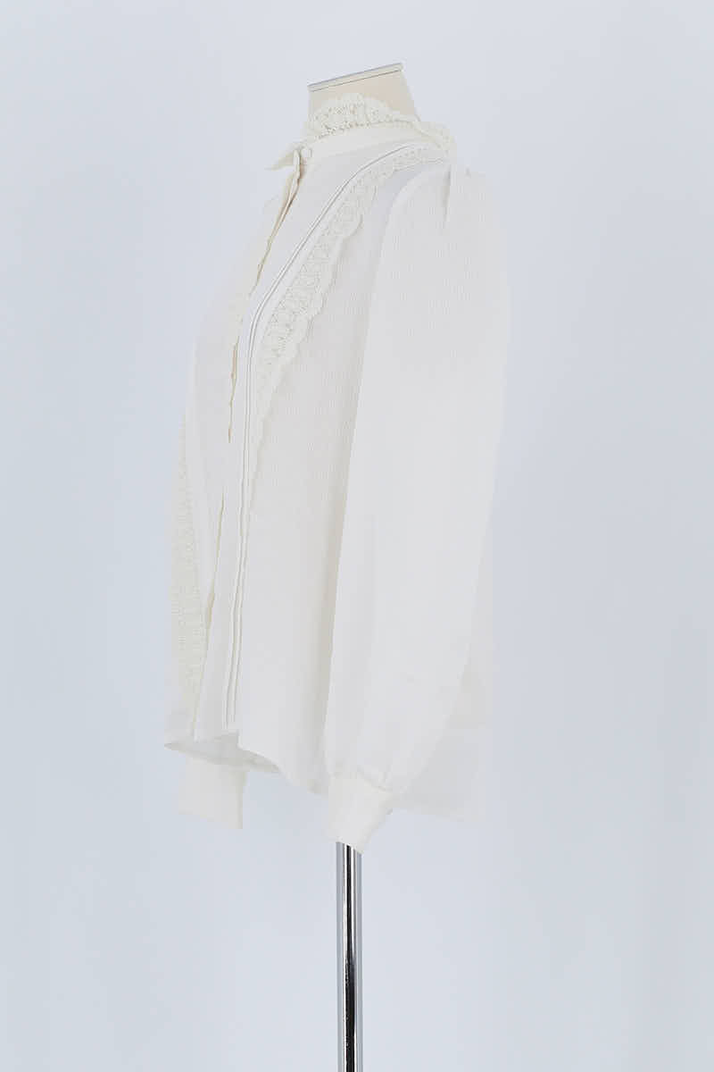 Blouse Sézane Blanc en Polyester