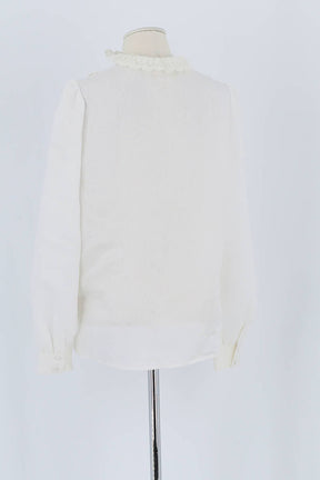 Blouse Sézane Blanc en Polyester