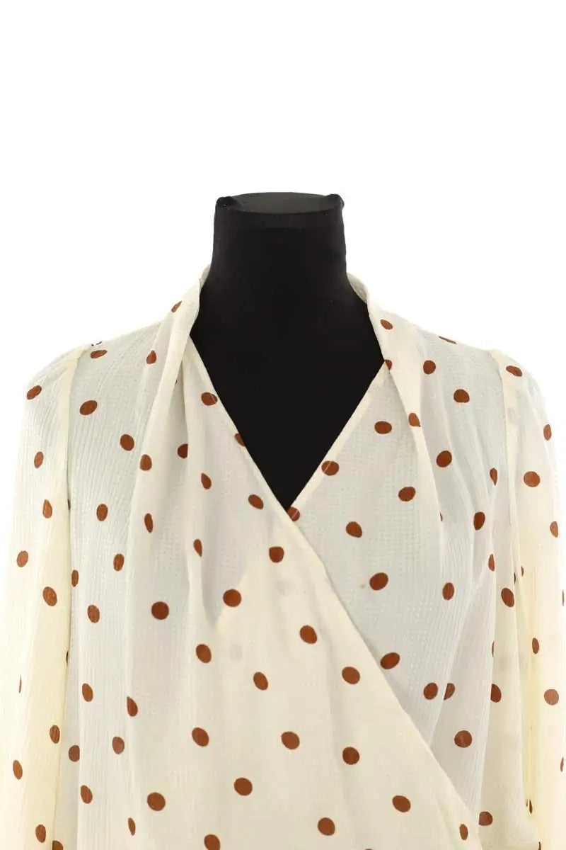 Blouse Sézane Blanc en Soie