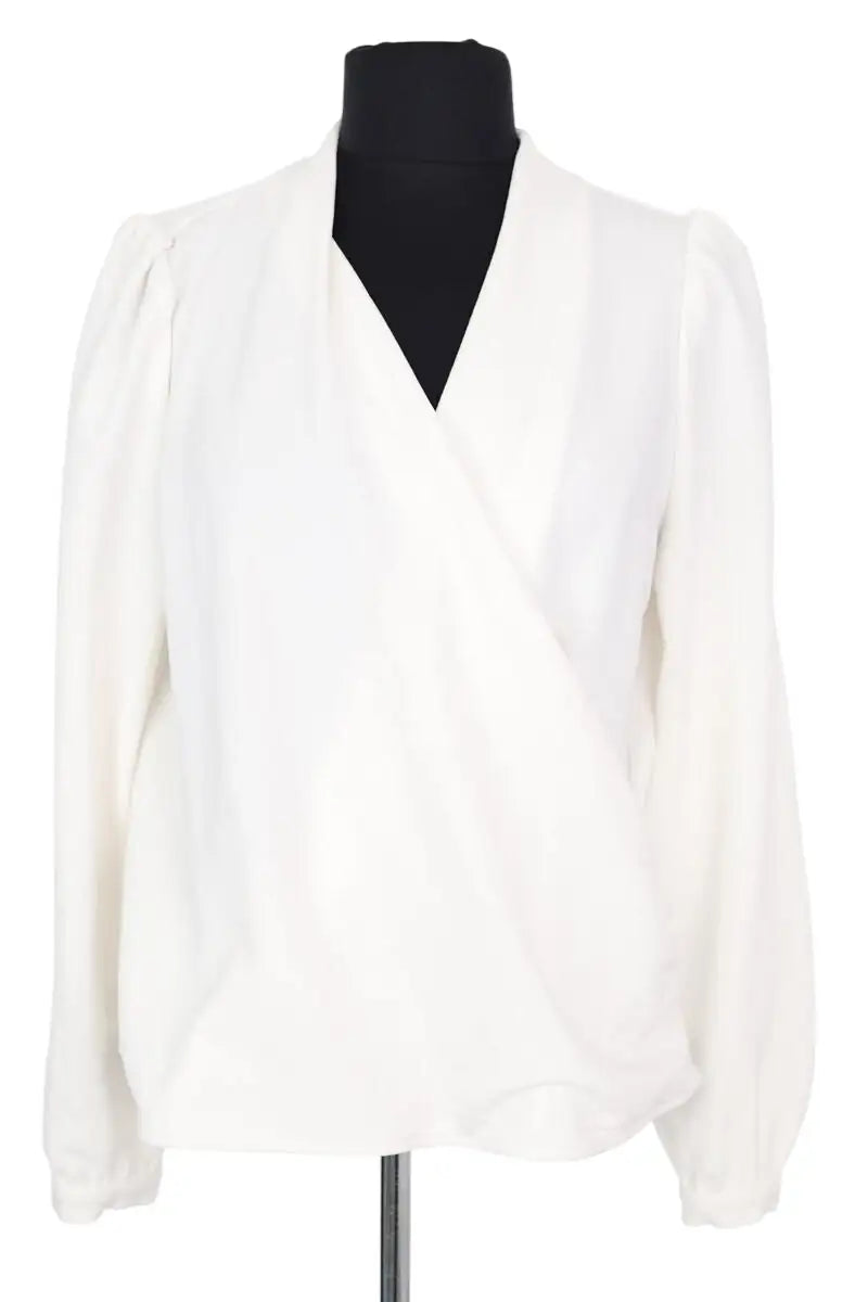 Blouse Sézane Blanc en Synthétique, taille M - Seconde Main