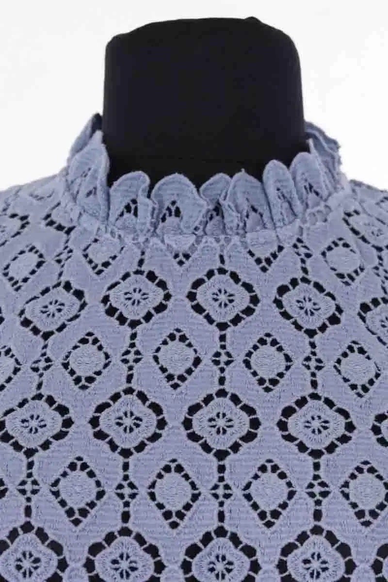 Blouse Sézane Bleu en Coton