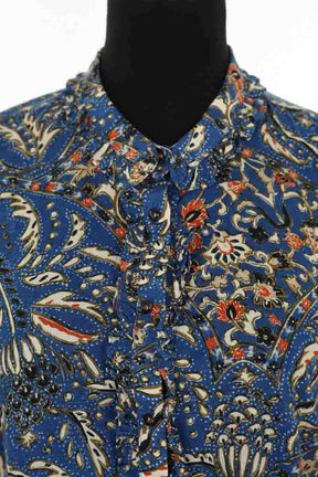 Blouse Sézane Bleu en Coton