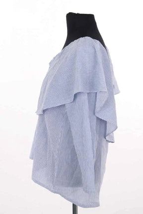 Blouse Sézane Bleu en Coton