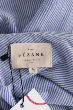 Blouse Sézane Bleu en Coton