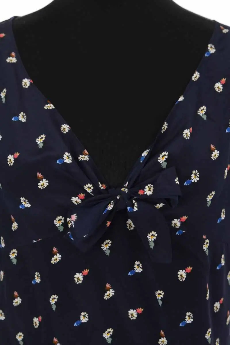 Blouse Sézane Bleu en Soie
