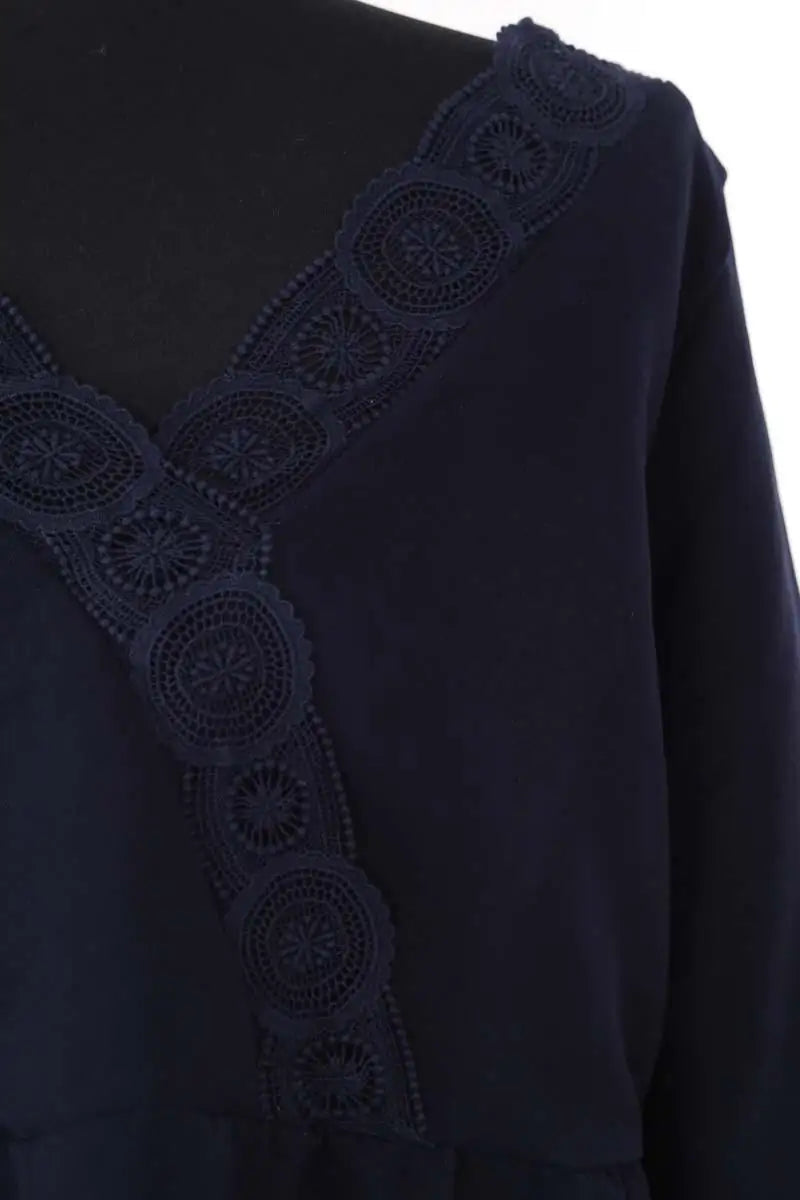 Blouse Sézane Bleu en Synthétique