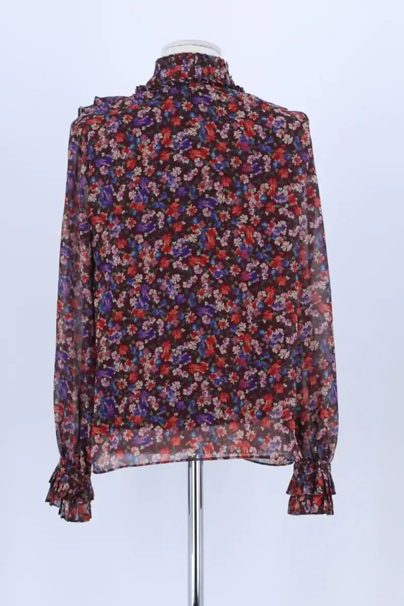 Blouse Sézane Bordeaux en Synthétique