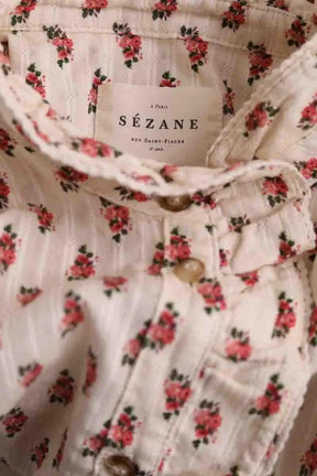 Blouse Sézane Ecru en Coton