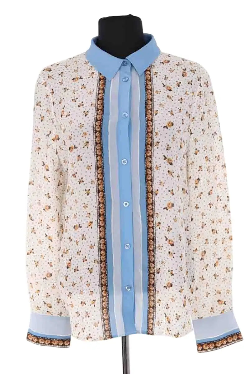 Blouse Sézane Ecru en Soie, taille M - Seconde Main