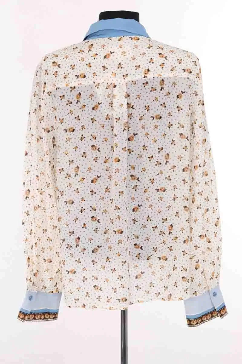 Blouse Sézane Ecru en Soie