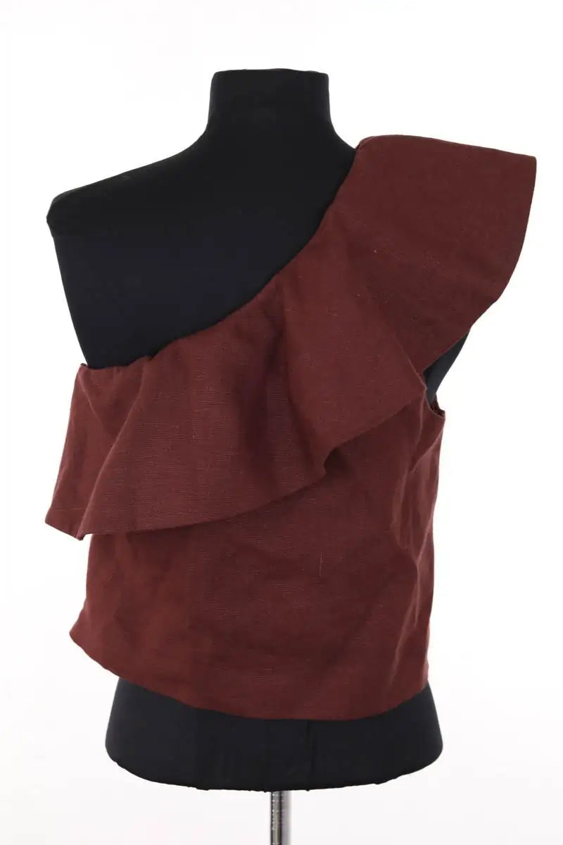 Blouse Sézane Marron en Lin