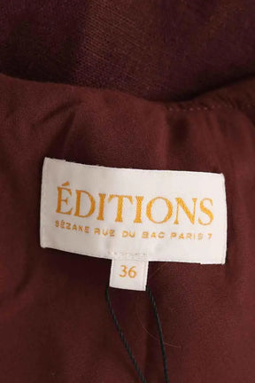 Blouse Sézane Marron en Lin