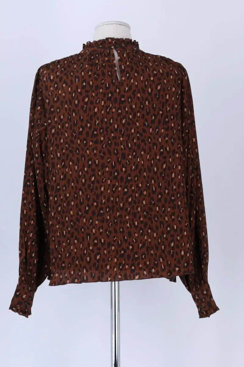 Blouse Sézane Marron en Synthétique