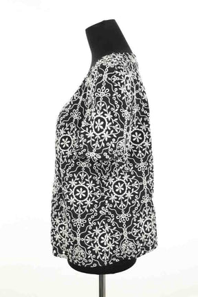 Blouse Sézane Noir en Coton