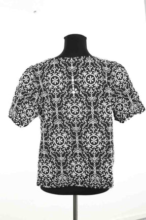 Blouse Sézane Noir en Coton