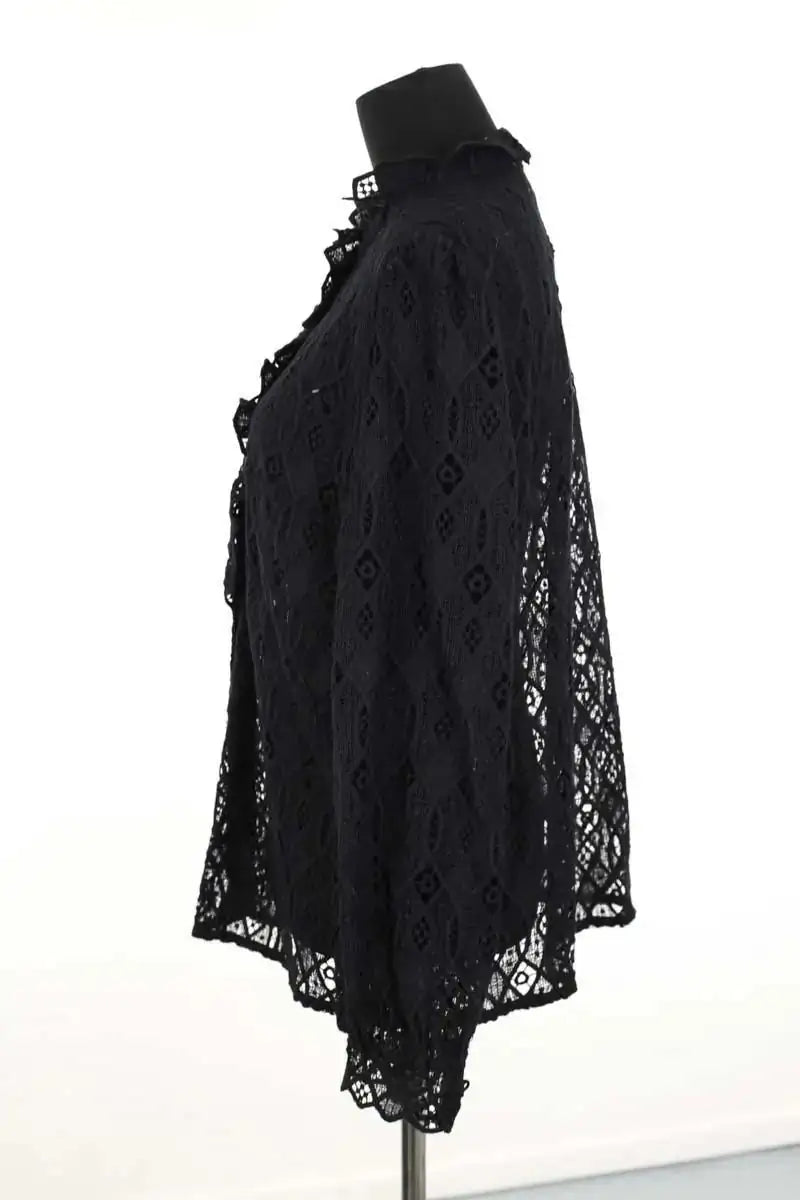Blouse Sézane Noir en Coton