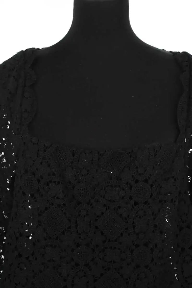 Blouse Sézane Noir en Coton