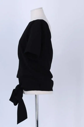Blouse Sézane Noir en Synthétique